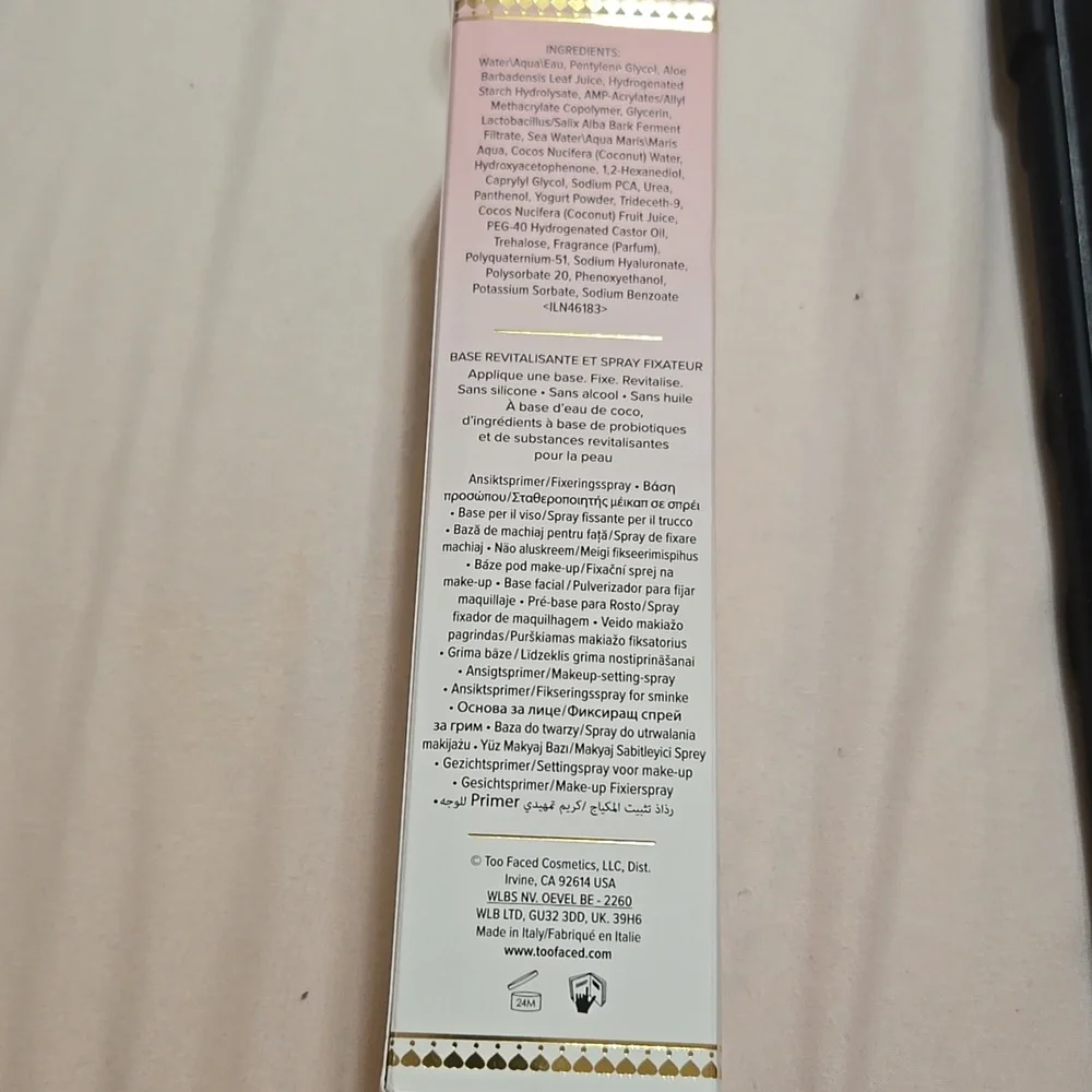 Too Faced Hangover 3-in-1 Replenishing Primer& Setting Spray